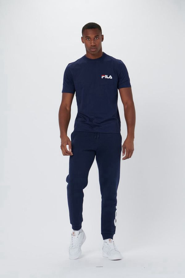 Fila Curtis Pocket Men's T-Shirts - Navy,NZ 324-38629